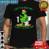 Grinch on toilet can’t talk right now doing Christmas shit shirt