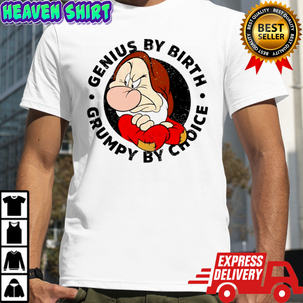 Grumpy Genius Graphic by birth by choice shirt