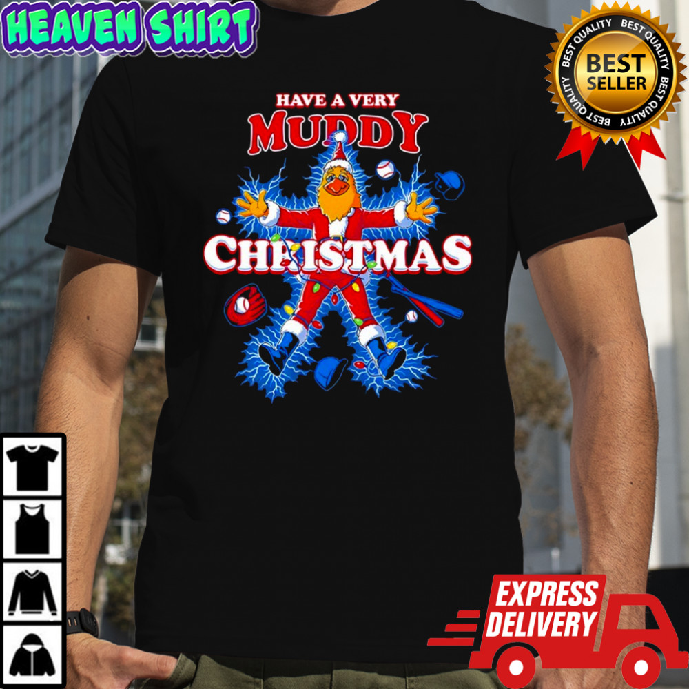 Have a very Muddy Toledo Mud Hens mascot shock Christmas shirt