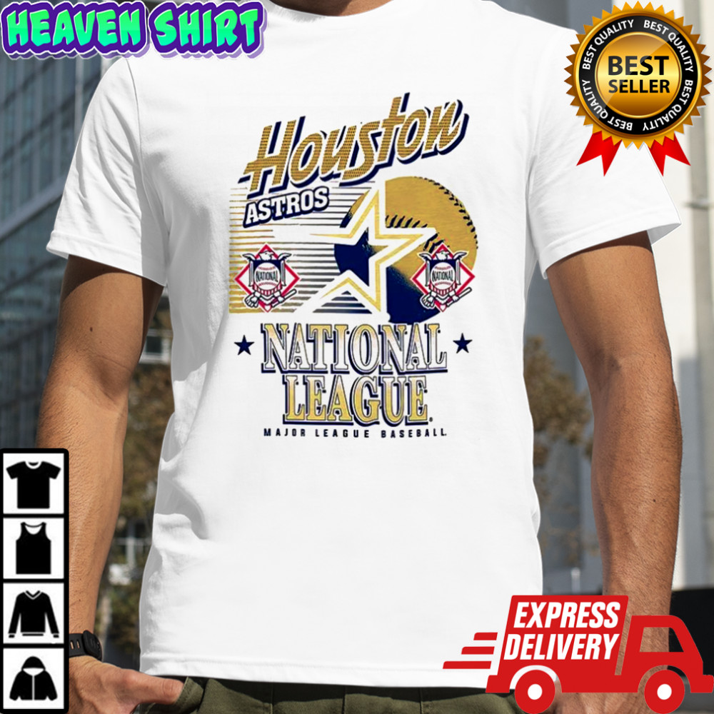 Houston Astro MLB American national league logo ball retro shirt
