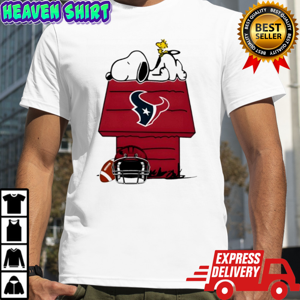Houston Texans Snoopy Woodstock The Peanuts Football Shirt