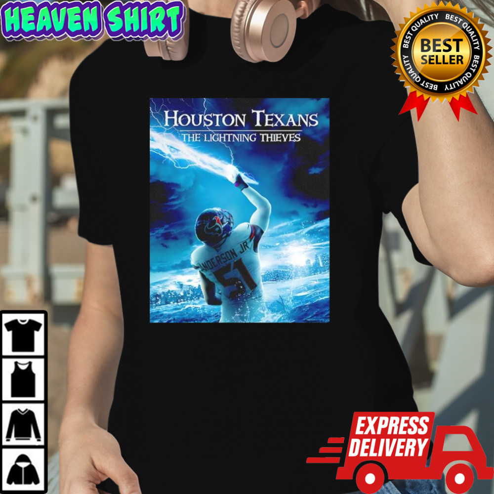Houston Texans the lightning thieves shirt