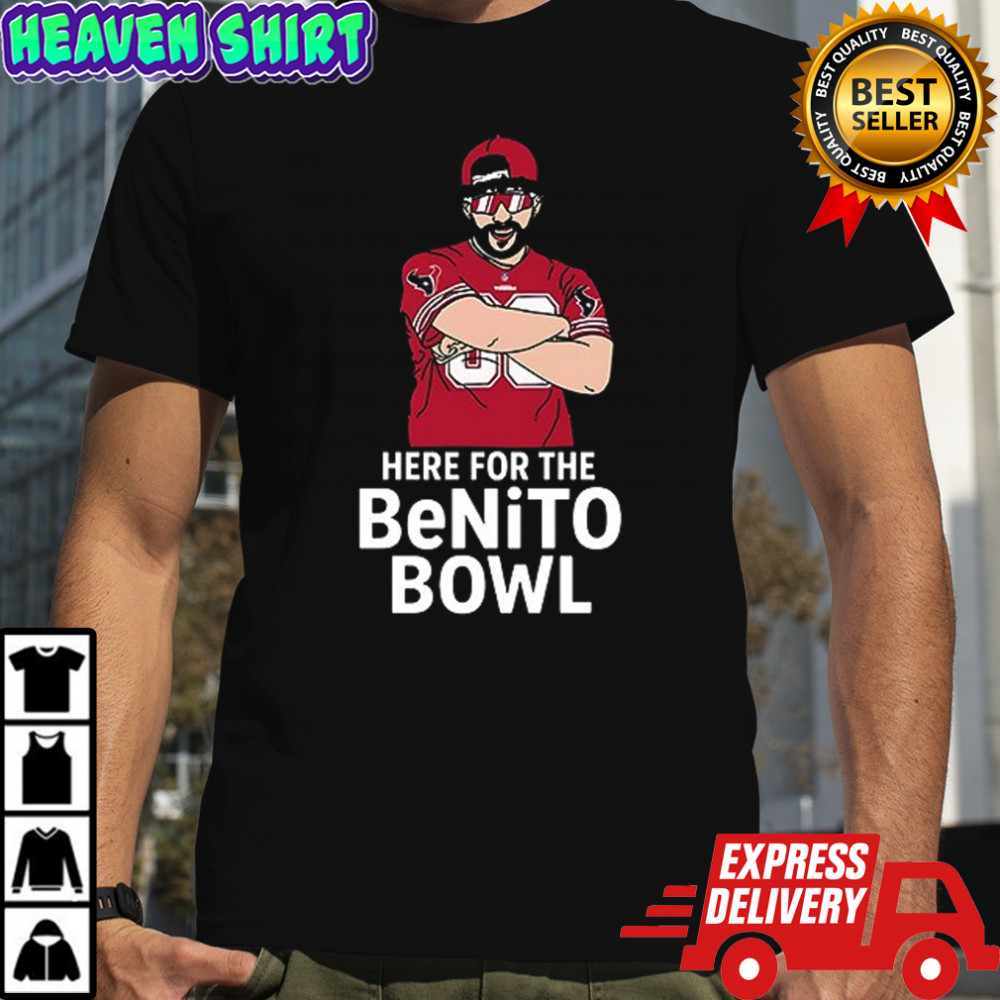 Houston Texans x Super Bowl Halftime here for the Benito Bowl art shirt