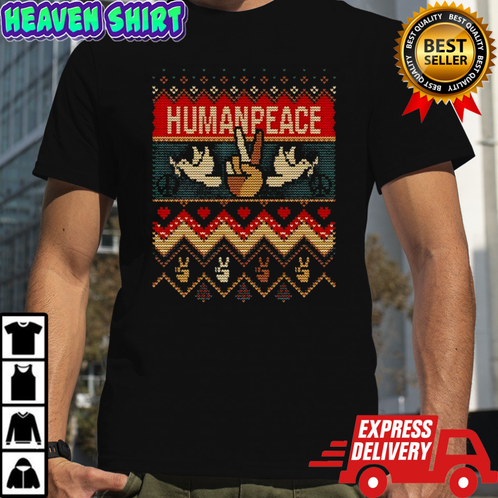 Humanpeace Christmas shirt