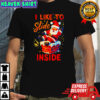 I Like to Slide Inside Christmas Couple Humor shirt