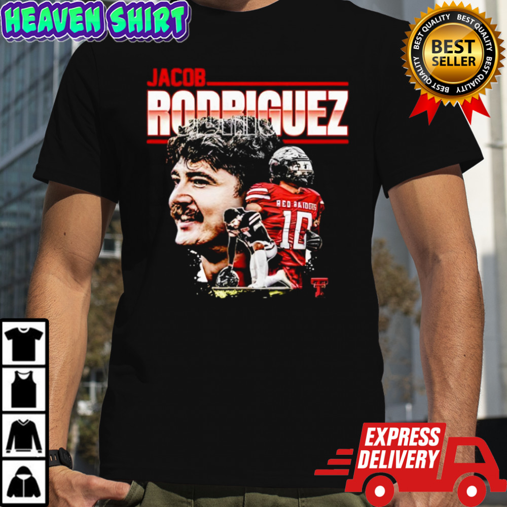 Jacob Rodriguez Texas Tech Red Raiders Football Player Shirt