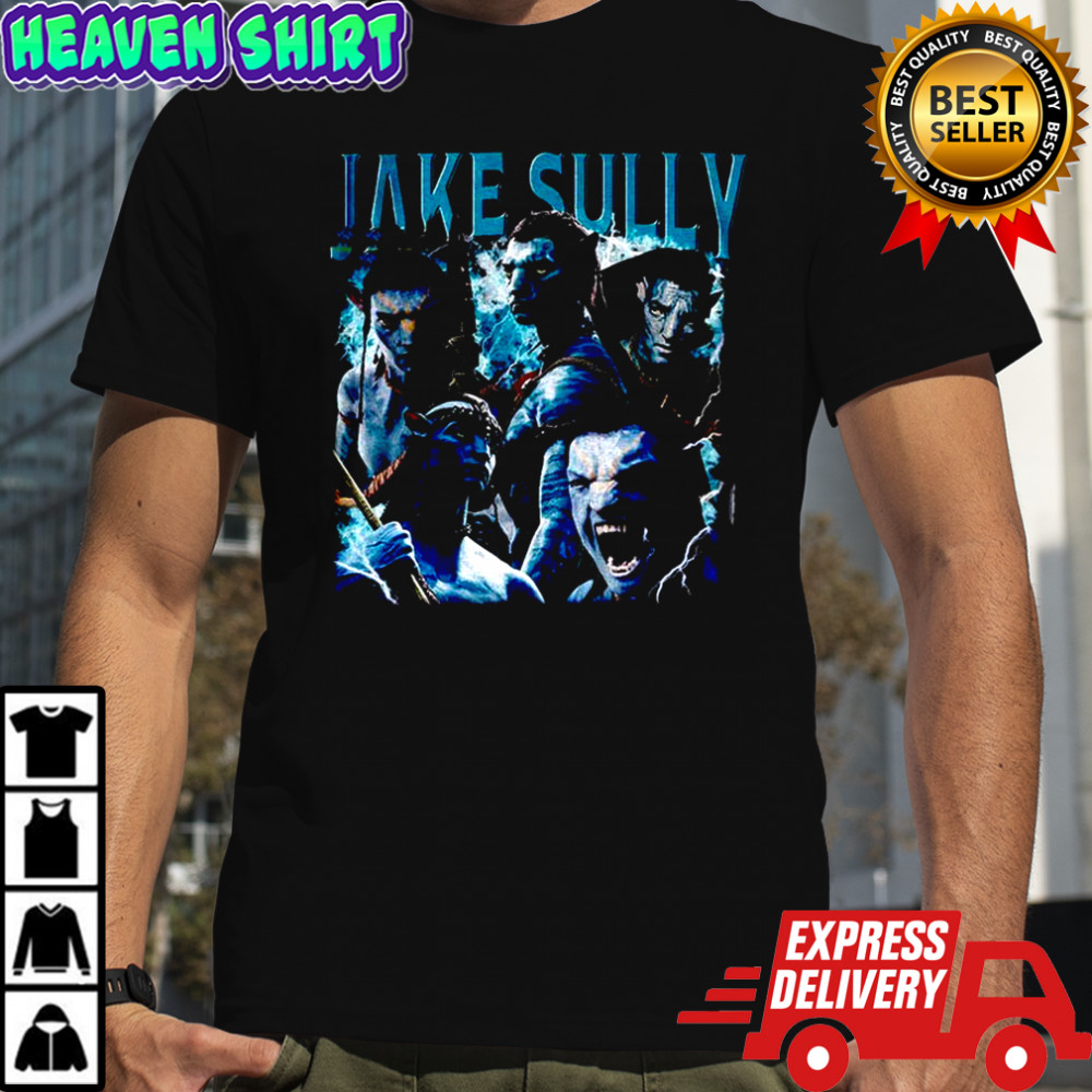 Jake Sully Avatar Fire and Ash movie graphic shirt