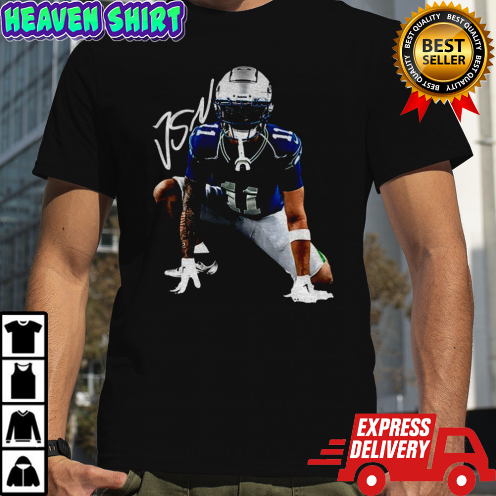 Jaxon Smith-Njigba Seattle Seahawks National Football League Football signature shirt