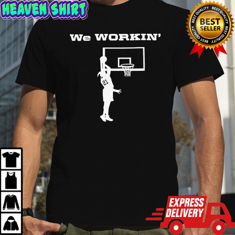 Jayden Quaintance We Workin’ 21 graphic shirt