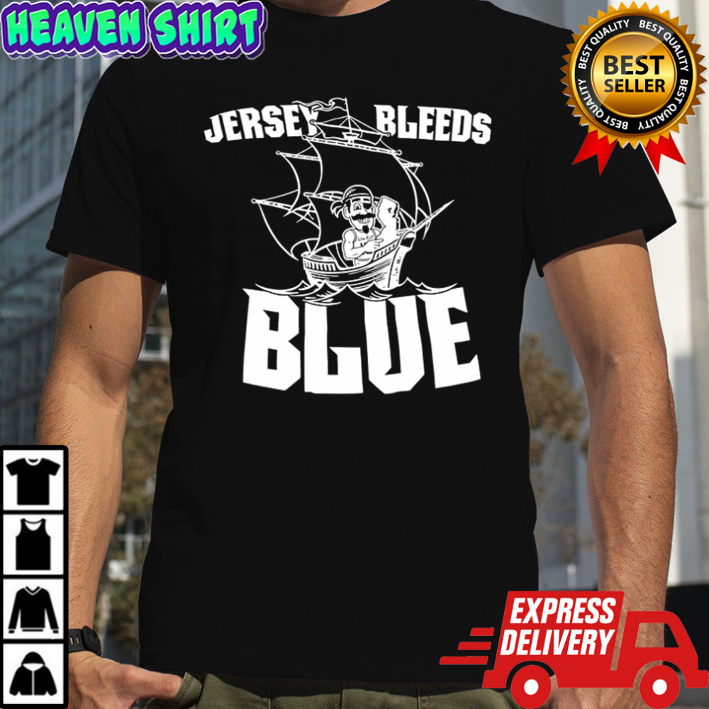 Jersey Bleeds Blue Seton Hall Pirates men’s basketball shirt