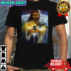 Jesus holding cigarettes funny meme shirt