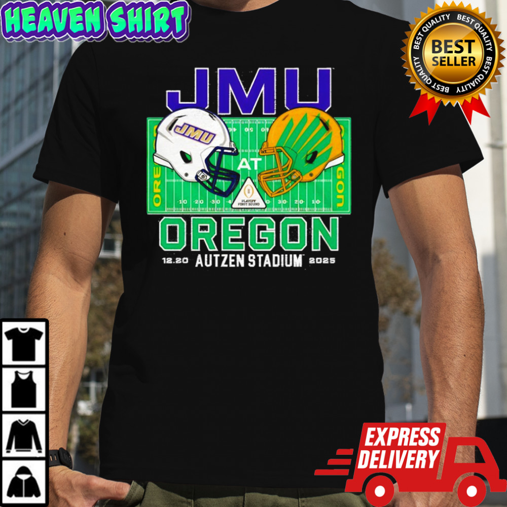 JMU vs. Oregon 2025 College Football Playoff shirt