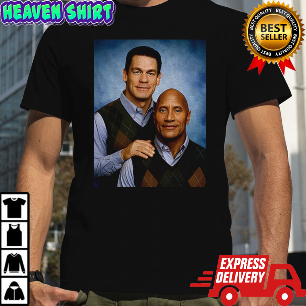 John Cena vs The Rock Step Brothers shirt