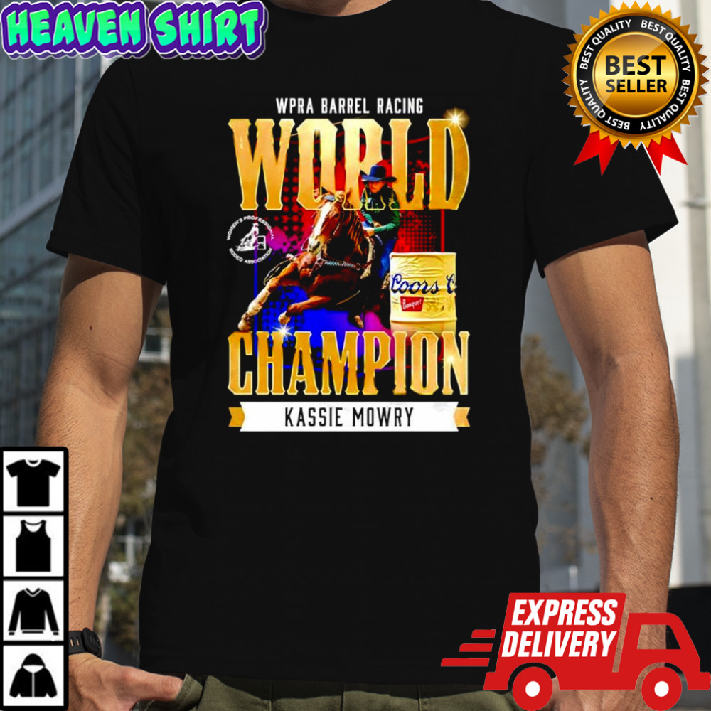 Kassie Mowry NFR 2025 PRCA Barrel Racing World Champion shirt