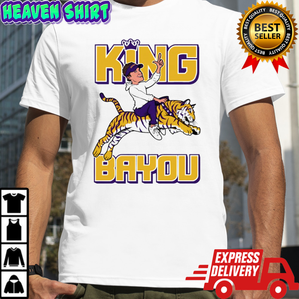 King Of The Bayou tiger mascot player shirt