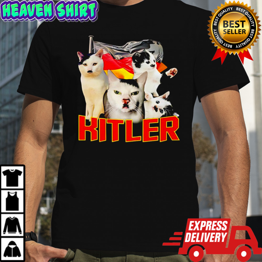 Kitler Hitler Cat graphic funny shirt