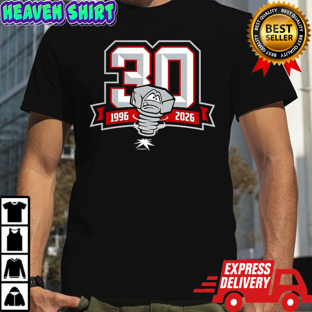 Lansing Lugnuts 30th Anniversary logo shirt