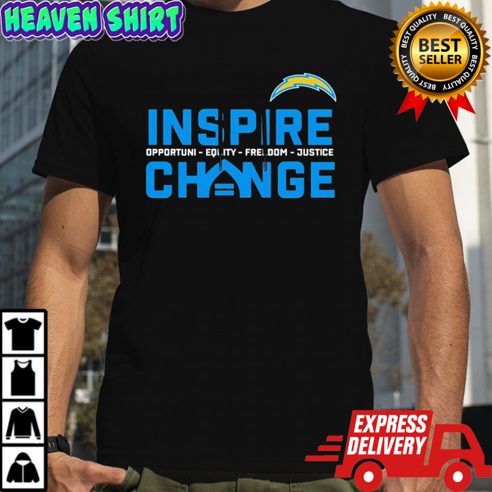 Los Angeles Chargers 2025 Inspire Change shirt