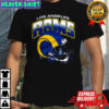 Los Angeles Rams NFL logo Gradient helmet football lover shirt