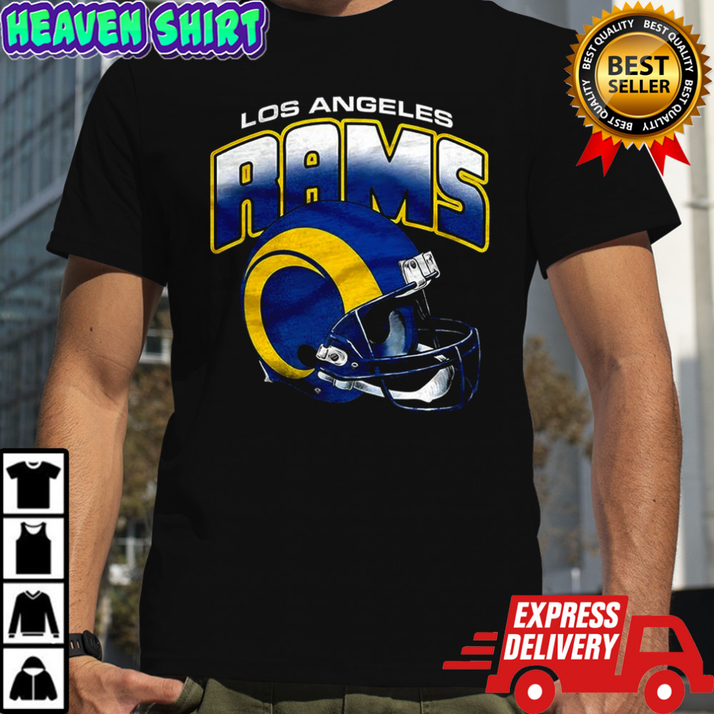 Los Angeles Rams NFL logo Gradient helmet football lover shirt