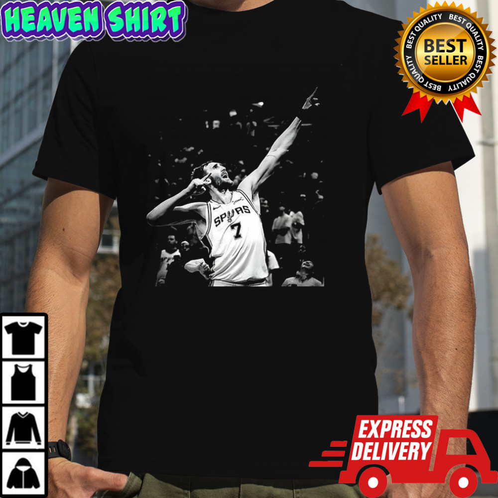 Luke Kornet San Antonio Spurs after game winning block against Orlando Magic shirt