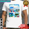 Maldives collage beach scenes Male City Maafushi Vaadhoo Biyadhoo island shirt