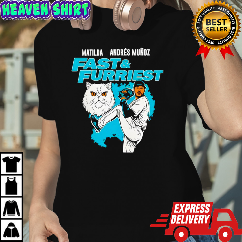 Matilda & Andres Munoz Fast and Furriest Mariners Shirt