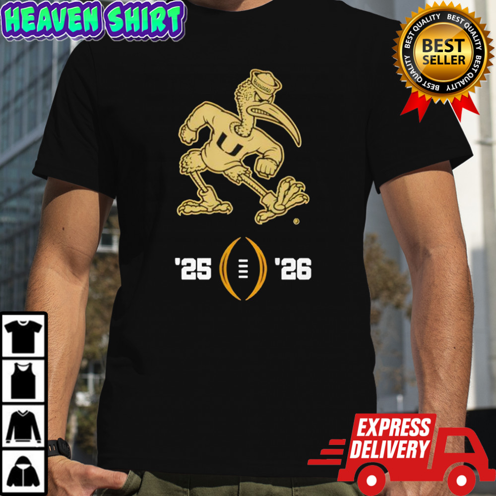 Miami Football 2025-26 College Football Playoff shirt