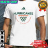 Miami Hurricanes University of Miami basketball logo shirt