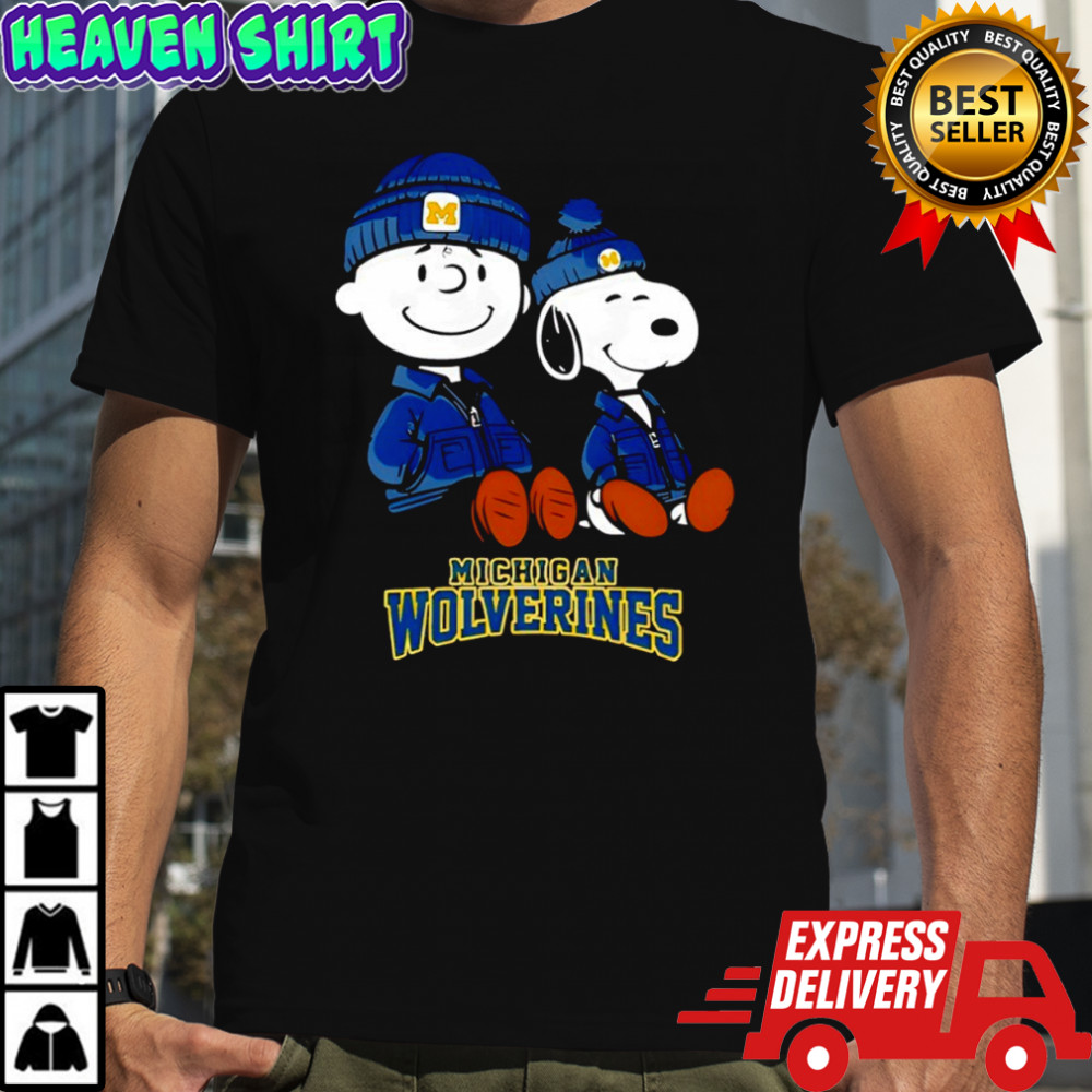Michigan Wolverines x Snoopy and Charlie Brown shirt