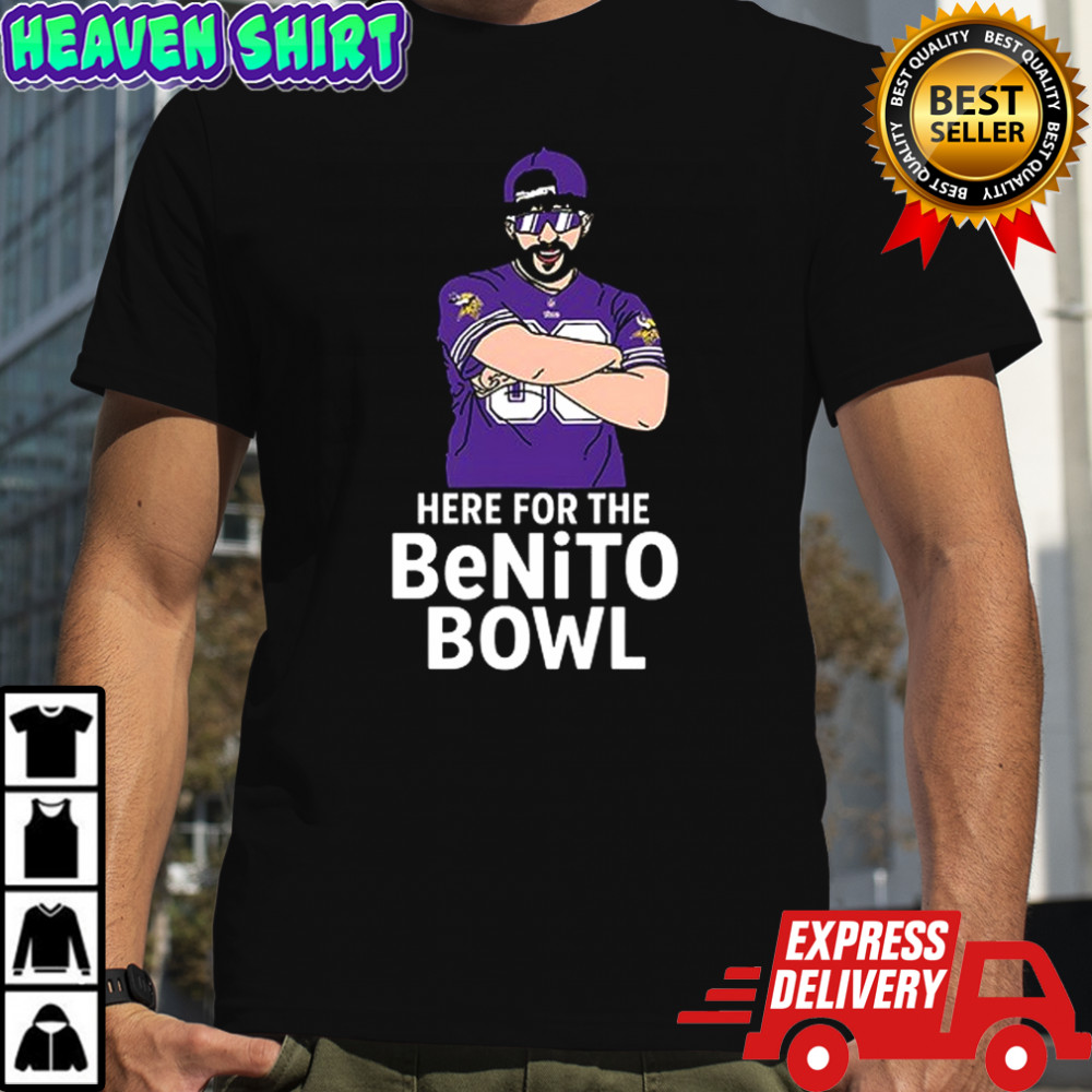 Minnesota Vikings x Super Bowl Halftime here for the Benito Bowl art shirt