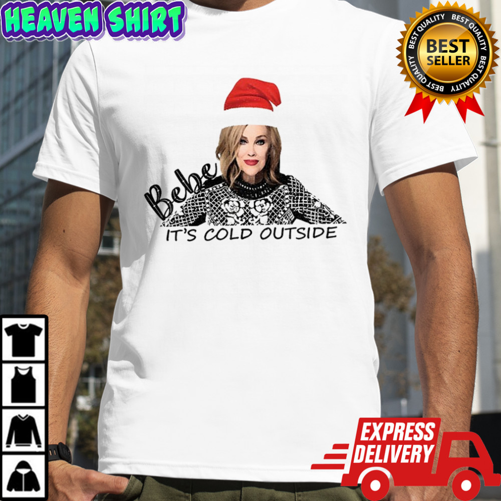 Moira Rose Santa hat Bebe It’s Cold Outside Christmas shirt