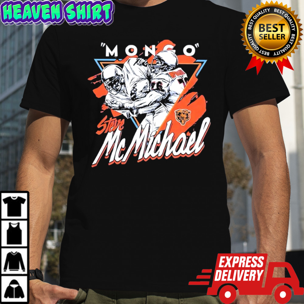 Mongo Steve McMichael Chicago Bears former graphic shirt