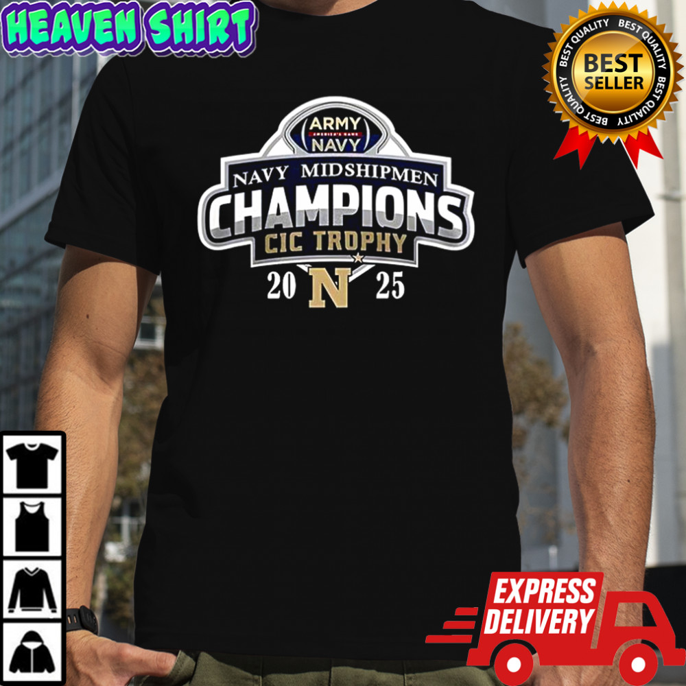 Navy Midshipmen Back-to-Back CIC Trophy Champions 2025 shirt