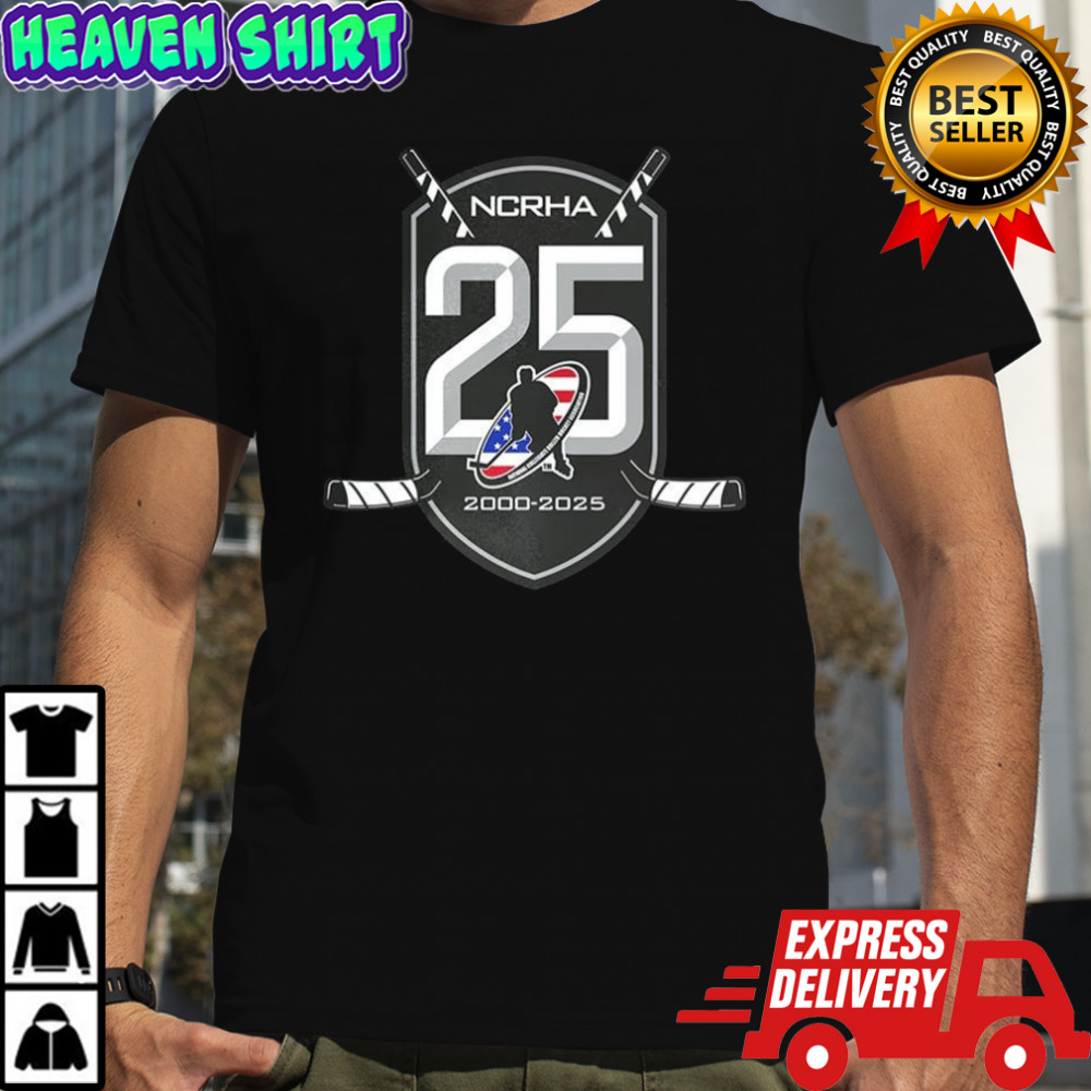 NCRHA 25 logo National Collegiate Roller Hockey Championships shirt