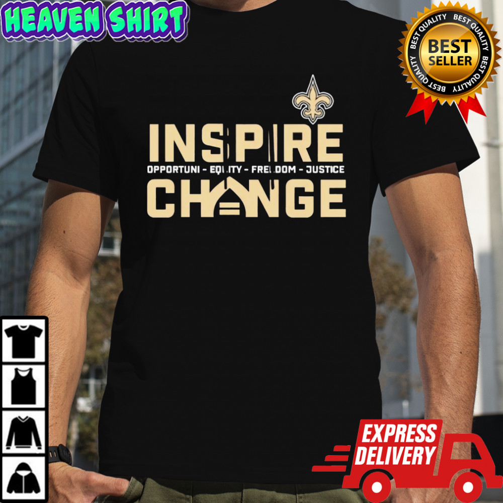 New Orleans Saints 2025 Inspire Change shirt