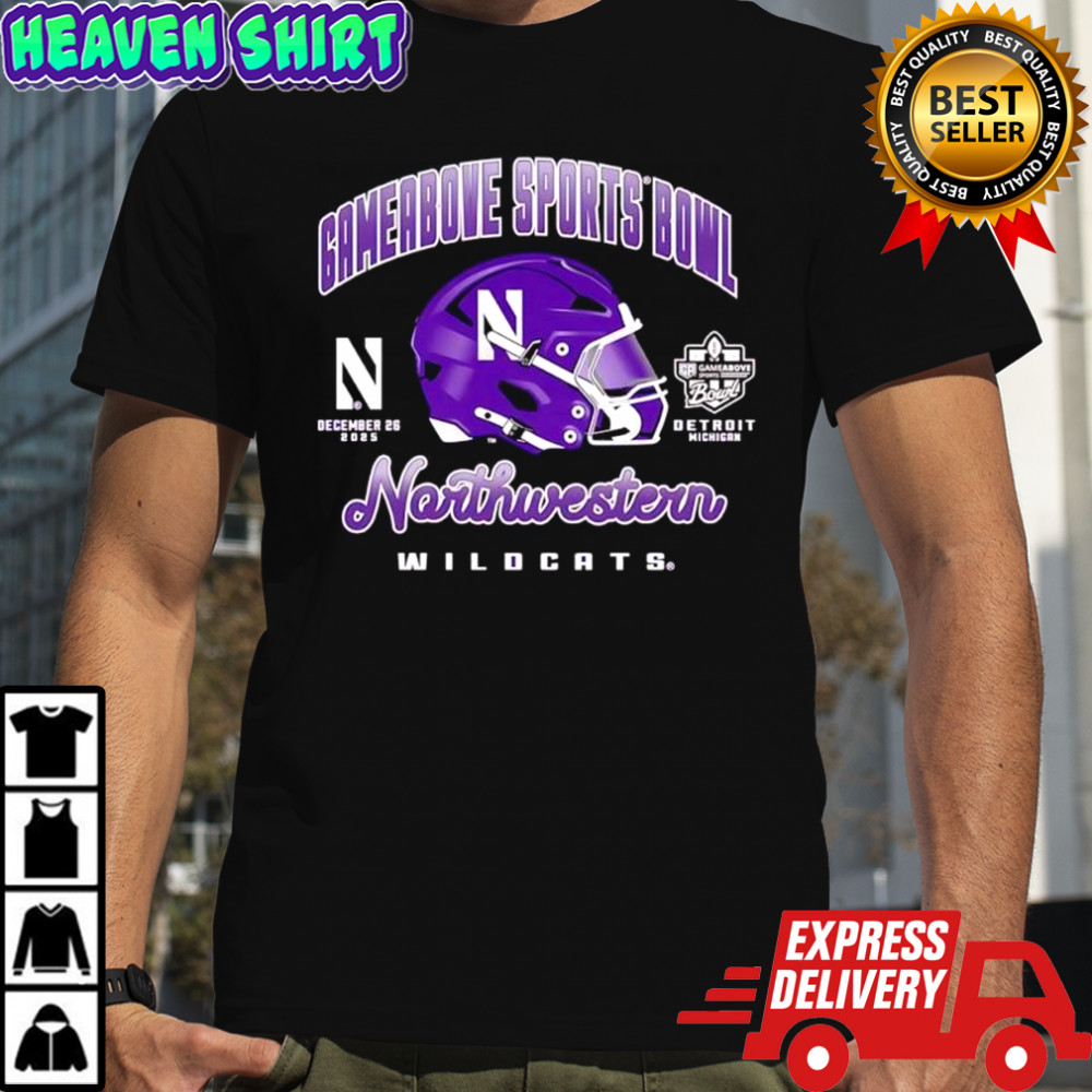 Northwestern Football 2025 Gameabove Sports Bowl Wildcats shirt