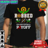 Notre Dame Fighting Irish Jesus Robbed College Football Playoff shirt