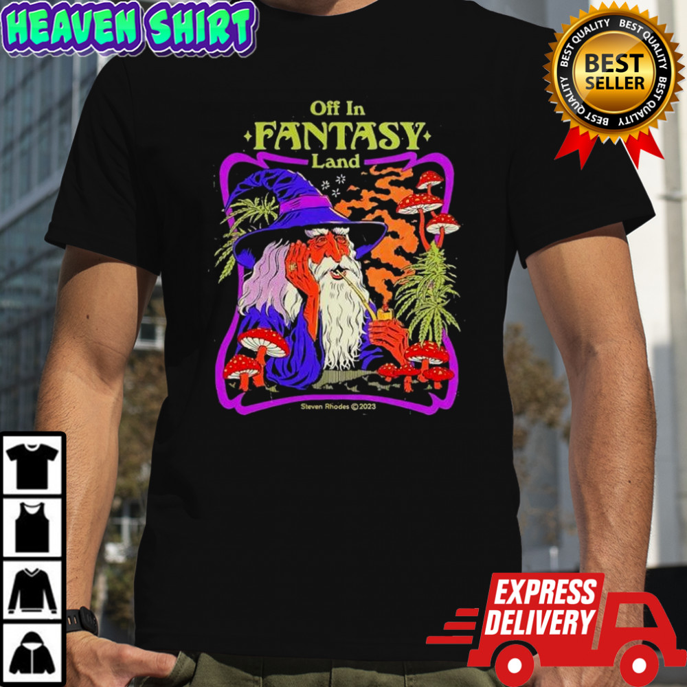 Off In Fantasy Land wizard shirt