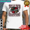 Official Texas Tech Red Raiders Football 2025 Big 12 CFP Champions shirt