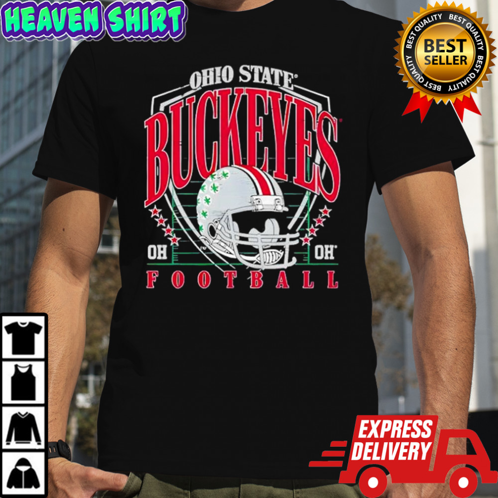 Ohio State Buckeyes Arch Name Football Helmet shirt