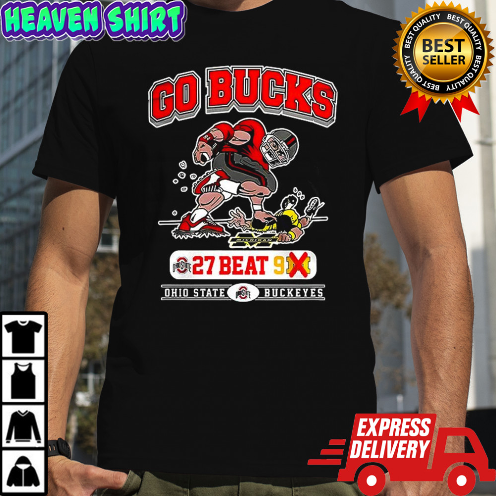 Ohio State Buckeyes beat Michigan Wolverines 2025 go bucks overwhelming victory shirt