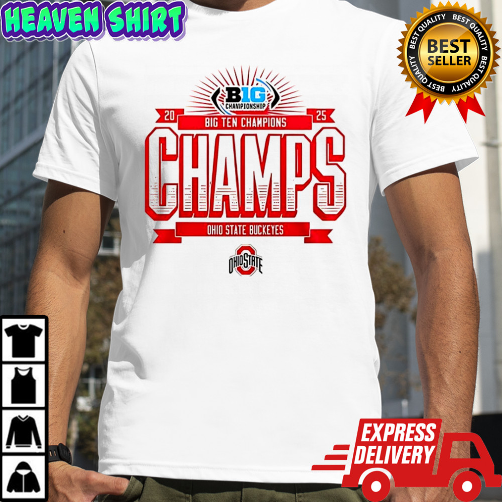 Ohio State Buckeyes football Big Ten Championship 2025 shirt