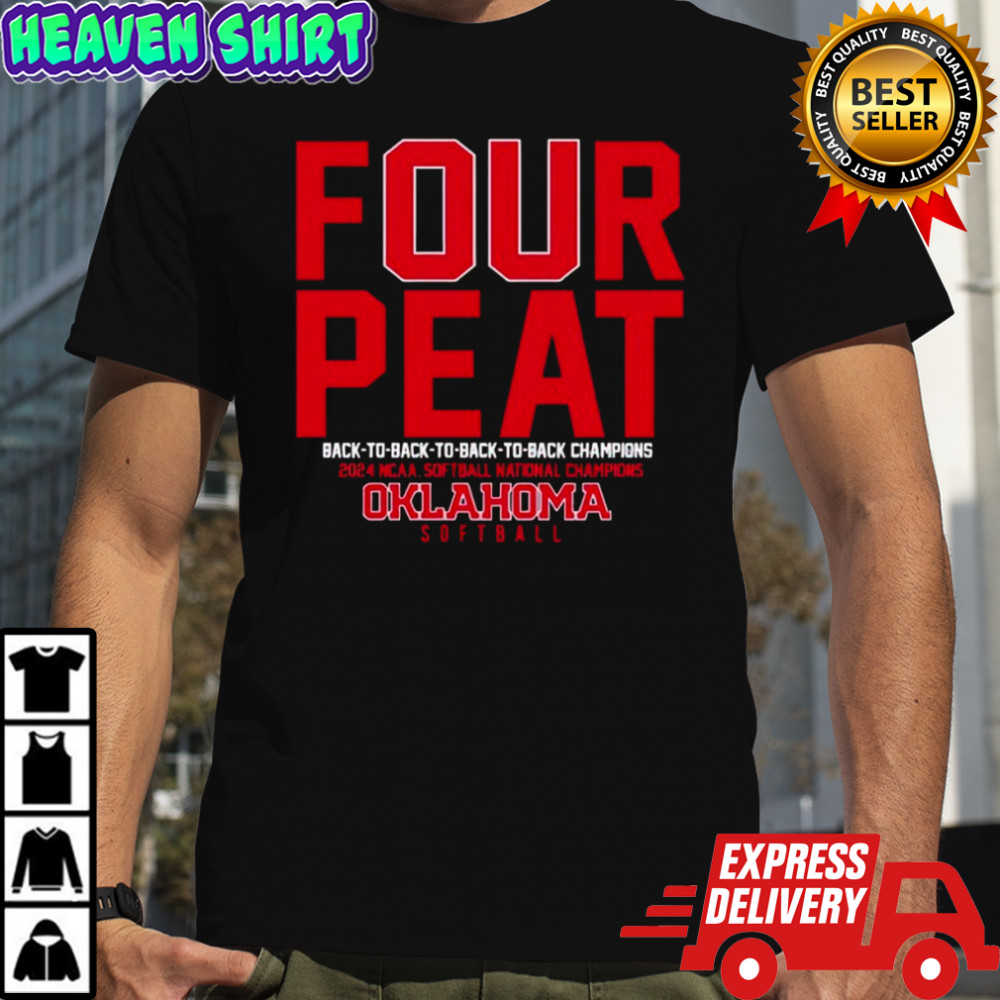 Oklahoma Softball Four-peat Shirt