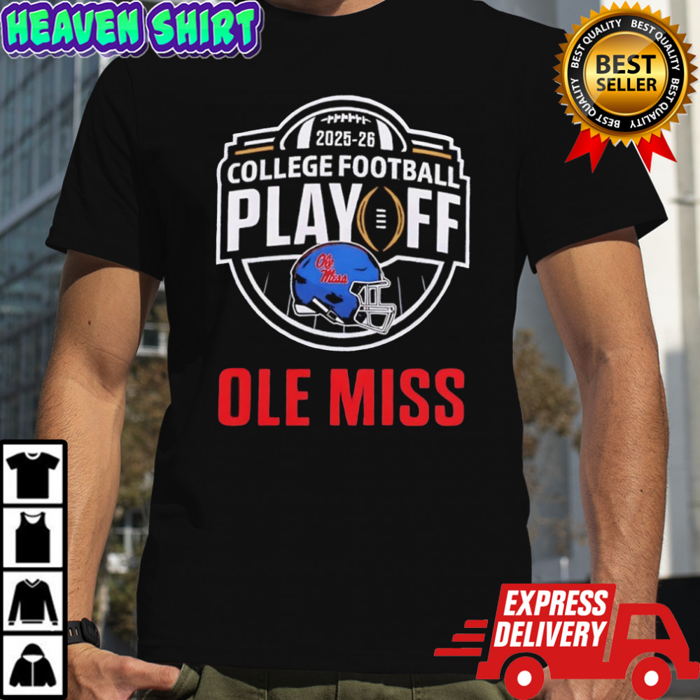Ole Miss College Football Playoff 2025-26 logo shirt
