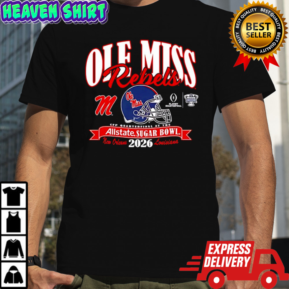 Ole Miss Rebels College Football Playoff 2026 Allstate Sugar Bowl shirt