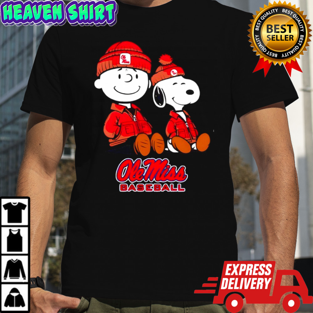 Ole Miss Rebels x Snoopy and Charlie Brown shirt