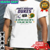 Oregon Ducks & JMU Dukes 2025 CFP First Round Matchup shirt