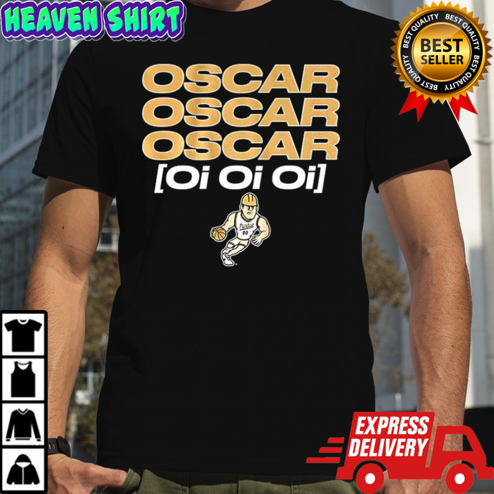 Oscar Cluff Purdue Boilermakers basketball oi oi oi shirt
