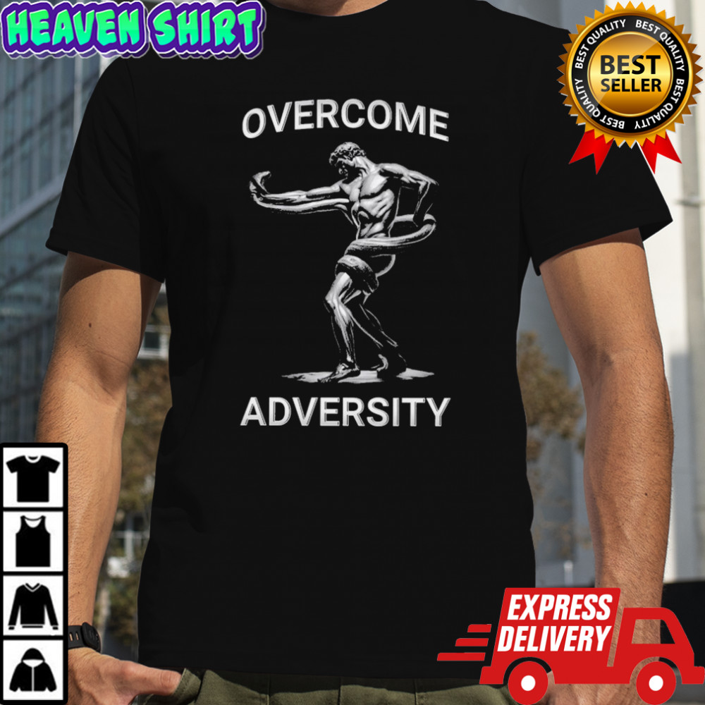 Overcome Adversity Statue T-shirt